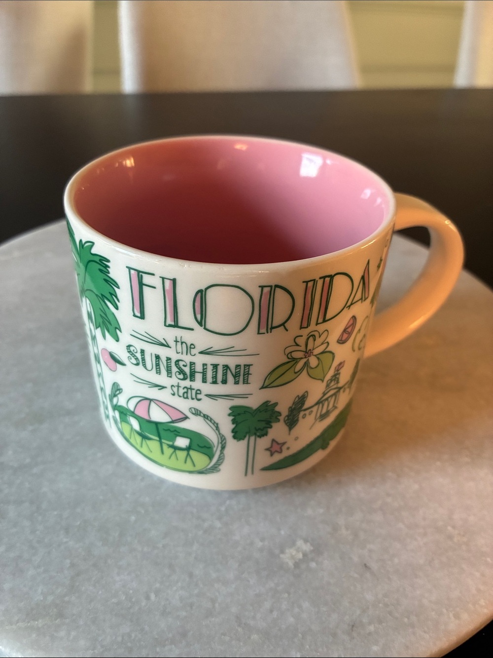 Starbucks Been There Florida Sunshine State Ceramic Mug